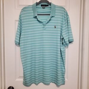 Polo Ralph Lauren Men's Classic Fit Striped Soft-Touch Polo Shirt Sz XL